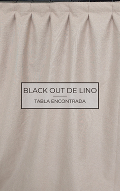 Cortinas Black Out Textil de Lino 100% - Puertas Adentro
