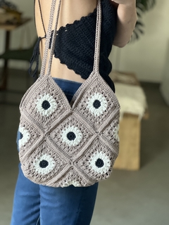 Bolso Crochet en Flor