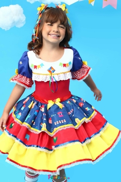 Vestido Balão festa junina feminina infantil de luxo - comprar online