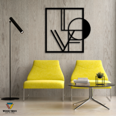 Quadro Love Abstrato - loja online