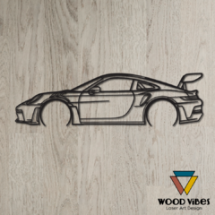 Painel Porsche 911 GT3 RS - Loja de Painéis Decorativos | Wood Vibes Laser Art Design