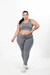 Legging com Viés e Cós Repuxado Plus Size - GT Moda Fitness