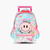 Mochila Smile like me 18" c/carro y luz led -F2111