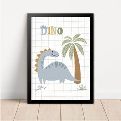 KIT 3 QUADROS DINOSSAUROS MENINO - loja online