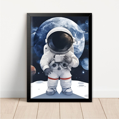 KIT 3 QUADROS GALÁXIA ASTRONAUTA - loja online