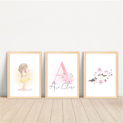 KIT 3 QUADROS ANTONELLA PÁSSARINHOS - comprar online