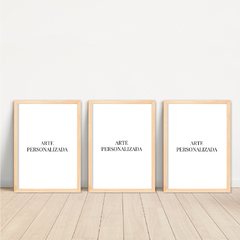 KIT 3 QUADROS PERSONALIZADOS - comprar online