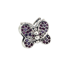 Charm mariposa con piedras