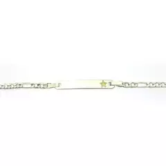 Pulsera para nena/e de plata y oro - comprar online