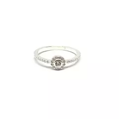 Anillo circulito con piedras