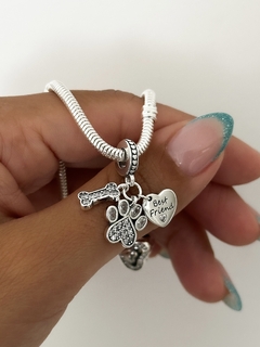 Charm hueso, huella y corazón - comprar online