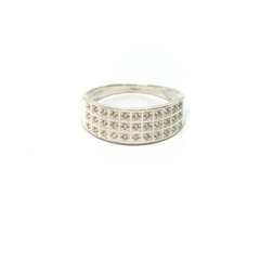 Anillo triple fila de piedras - comprar online