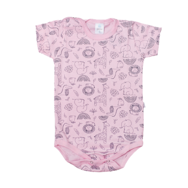 Body Gamise Manga Corta Algodon Verano Fantasia Bebe Nina Art.52 53