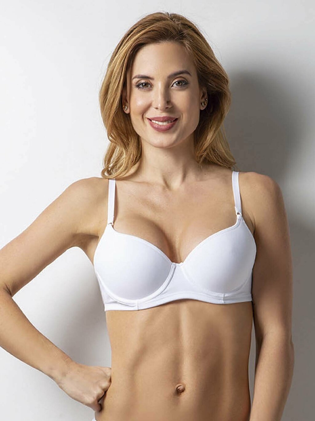 Corpino Cocot Lycra Segunda Piel Armado Con Aro y Con Base Art.5782