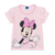 Remera Manga Corta Minnie Mouse Disney Oficial Nena Art.407890