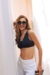 Malla Bikini Sol y Oro Lycra Top y Tiro Corto Cintura Doble Mujer Art.4211 - Casa Josecito