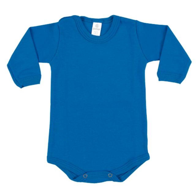 Body Gamise Manga Larga 100 Algodon Liso Bebe