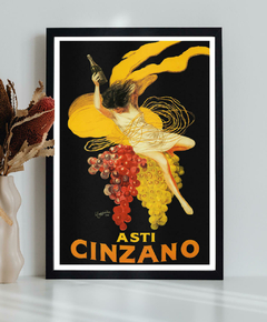 Poster Estilo Vintage Retro - Asti Cinzano