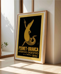 Quadro Poster Decorativo Fernet Branca Estilo Vintage - A3 - comprar online