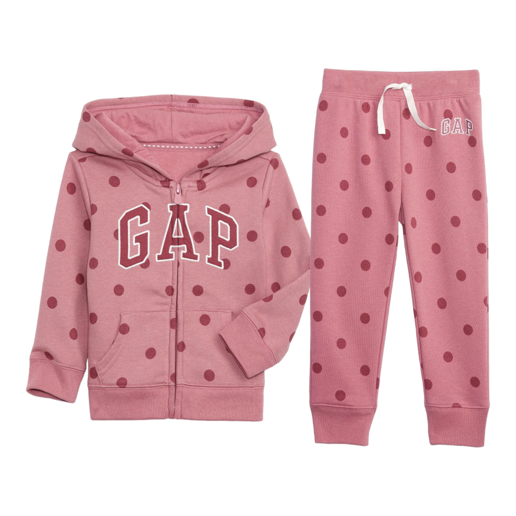 Conjunto de moletom Gap Feminino Rosa - Babyimports