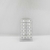 Mini blister de perlas plateadas (12 pares)