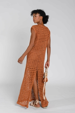 Dress Ocre fluido - comprar online