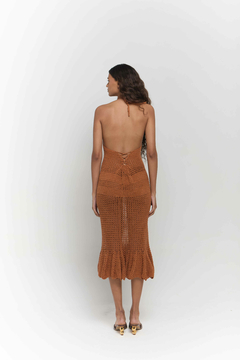 Dress Midi Ocre - comprar online