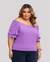 Imagem do Blusa Feminina Plus Size Moda Feminina Blusinha Manga Babadinho