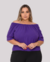 Imagem do Blusa Feminina Plus Size Moda Feminina Blusinha Manga Babadinho