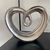 DECO CUORE | Escultura en forma de corazon ceramica mate