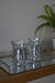 SET X2 CANDELABRO TWIN| Vaso Candelabro de vidrio envejecido plateado 10X8X8 - tienda online