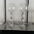 CANDELABROS SKY | Set de candelabros de cristal para vela ancha - comprar online