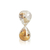 RELOJ GOLD| Reloj de arena de vidrio envejecido con glitter dorado
