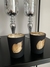 Imagen de VELAS MISTERY | Velas de cera de soja en envase de vidrio negro mate y dorado 5.5 x 6.5cm