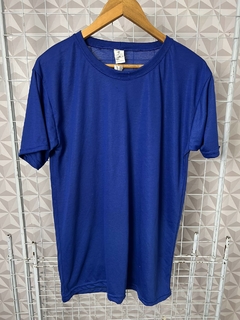 Camiseta azul - tam (g1) - comprar online