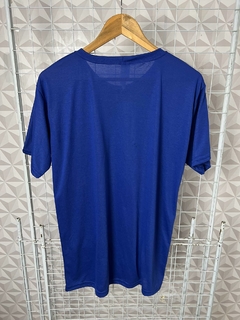 Camiseta azul - tam (g1) na internet