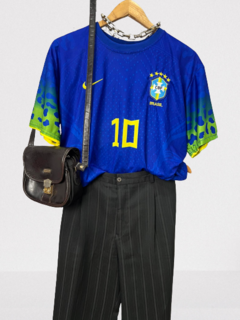 Camisa Brasil azul- tam (p)