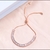 pulsera baguette rosada - comprar online