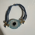 pulsera ojo grande celeste cordón gris azulado