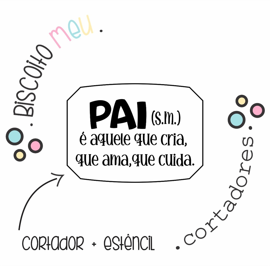 Significado pai 1 - Comprar em Doce Estêncil