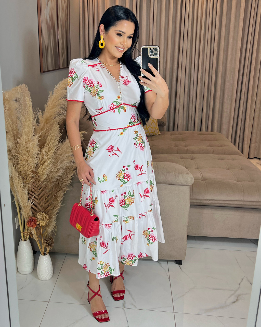 Vestido com tricoline sales