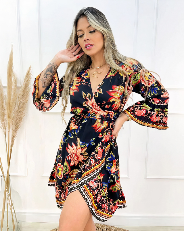 Vestidos viscose 2018 sales
