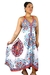 Vestido Feminino Longo Assimetrico Frente Única Mandalas Viscose Premium - comprar online
