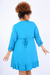 Vestido Transpassado Kimono Ajustável Bordado Linha Premium - loja online