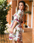 Kimono Vestido Transpassado Floral Moda Boho Hippie Linha Premium - loja online