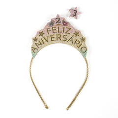 TIARA FELIZ ANIVERSÁRIO - comprar online