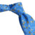 Gravata Tradicional Azul Floral - comprar online