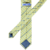 Gravata Tradicional Amarela Xadrez - Like Tie Gravataria | Gravatas e Acessórios Masculinos de Alto Padrão
