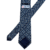 Gravata Tradicional Bege Estampa Azul Floral - Like Tie Gravataria | Gravatas e Acessórios Masculinos de Alto Padrão