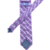 Gravata Tradicional Lilás Xadrez - Like Tie Gravataria | Gravatas e Acessórios Masculinos de Alto Padrão